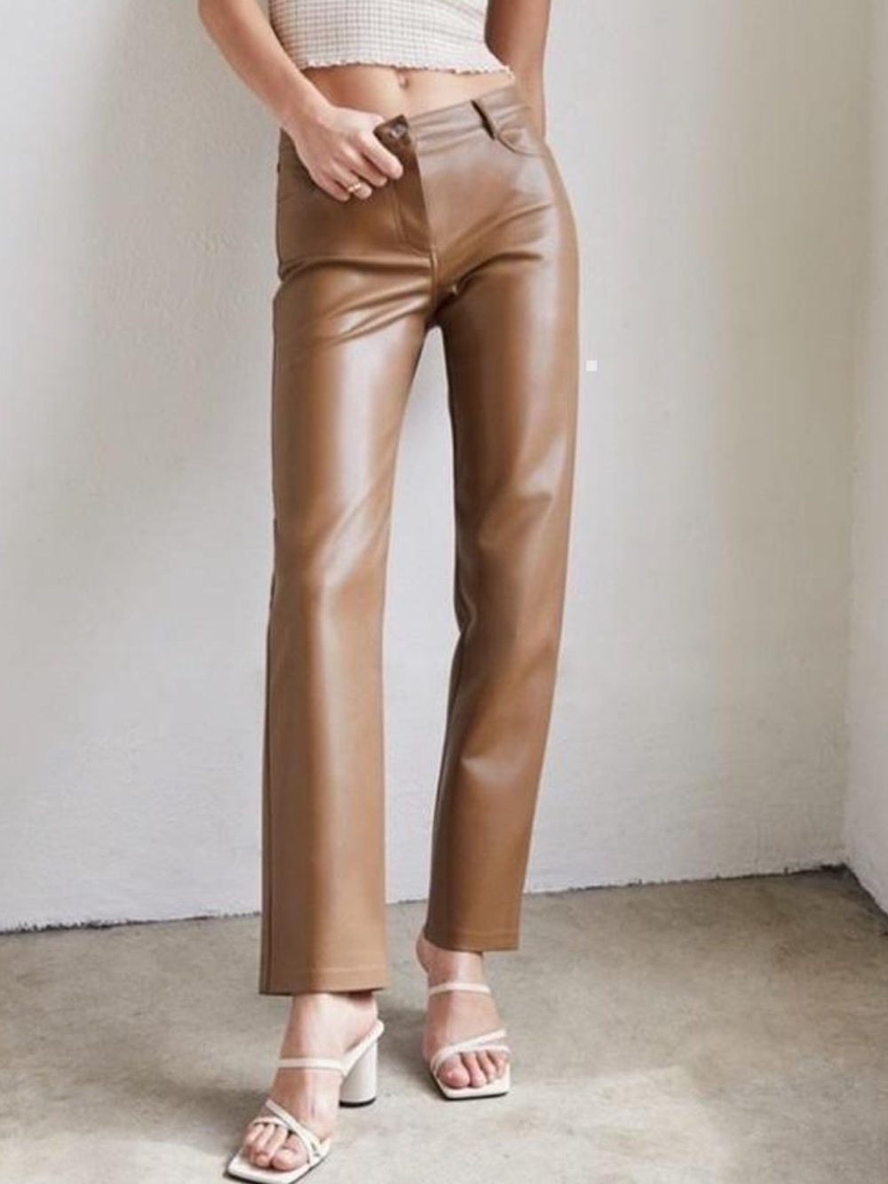 Aritzia Melina Leather Pants